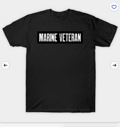 Marine Veteran t-shirt